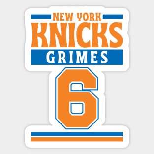 New York Knicks Grimes 6 Limited Edition Sticker